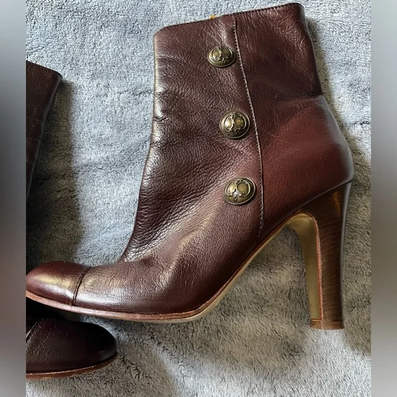 Vintage Juicy Couture leather booties - Picture 4 of 9